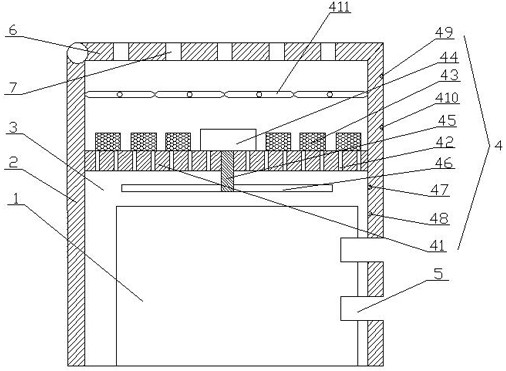 Efficient dehumidification and heat dissipation multi-interface charger for lithium battery