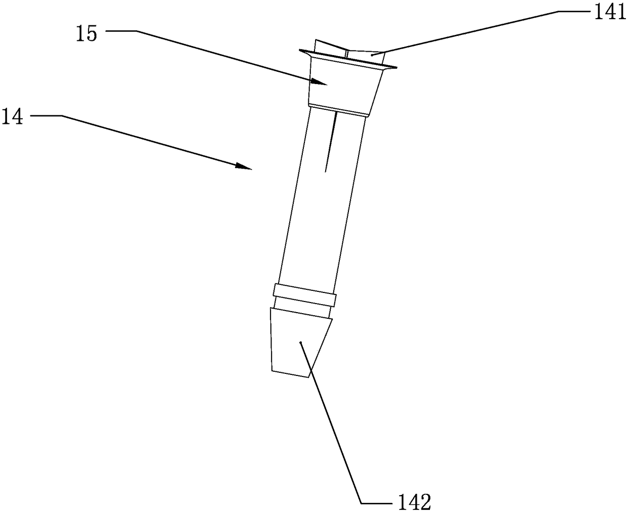 Spring loading device of pencil core combination machine for mechanical pencils