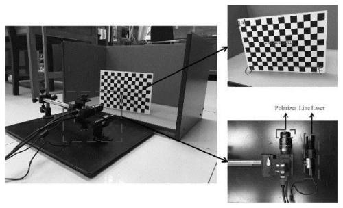 Camera high-precision calibration method based on optimal polarization angle