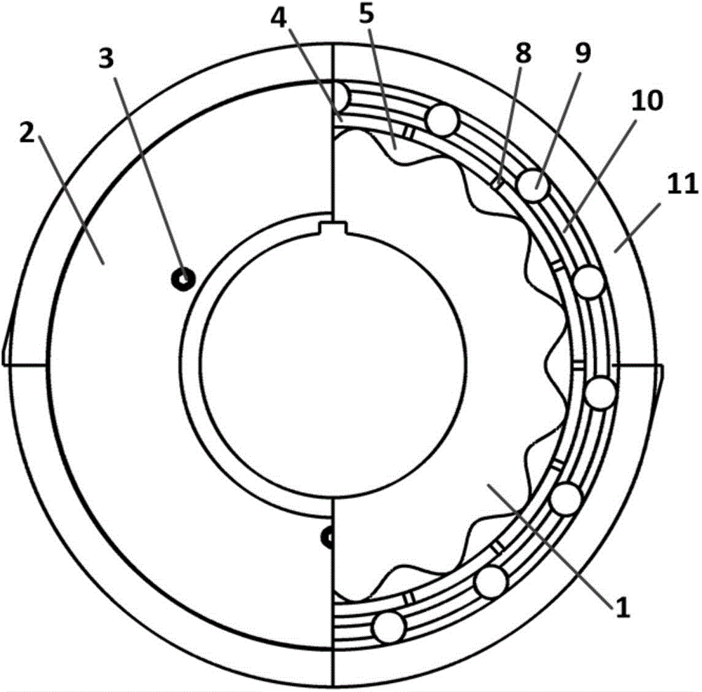 A space liquid sealing lubricating device