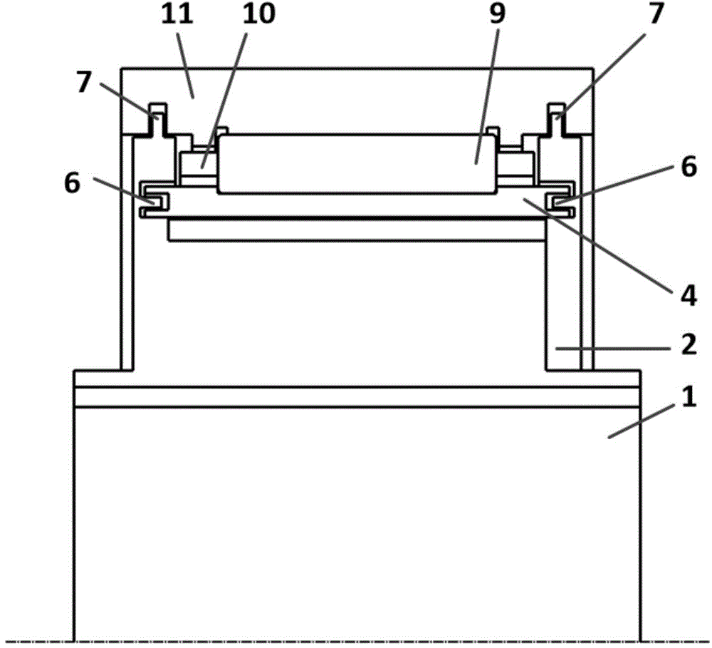 A space liquid sealing lubricating device