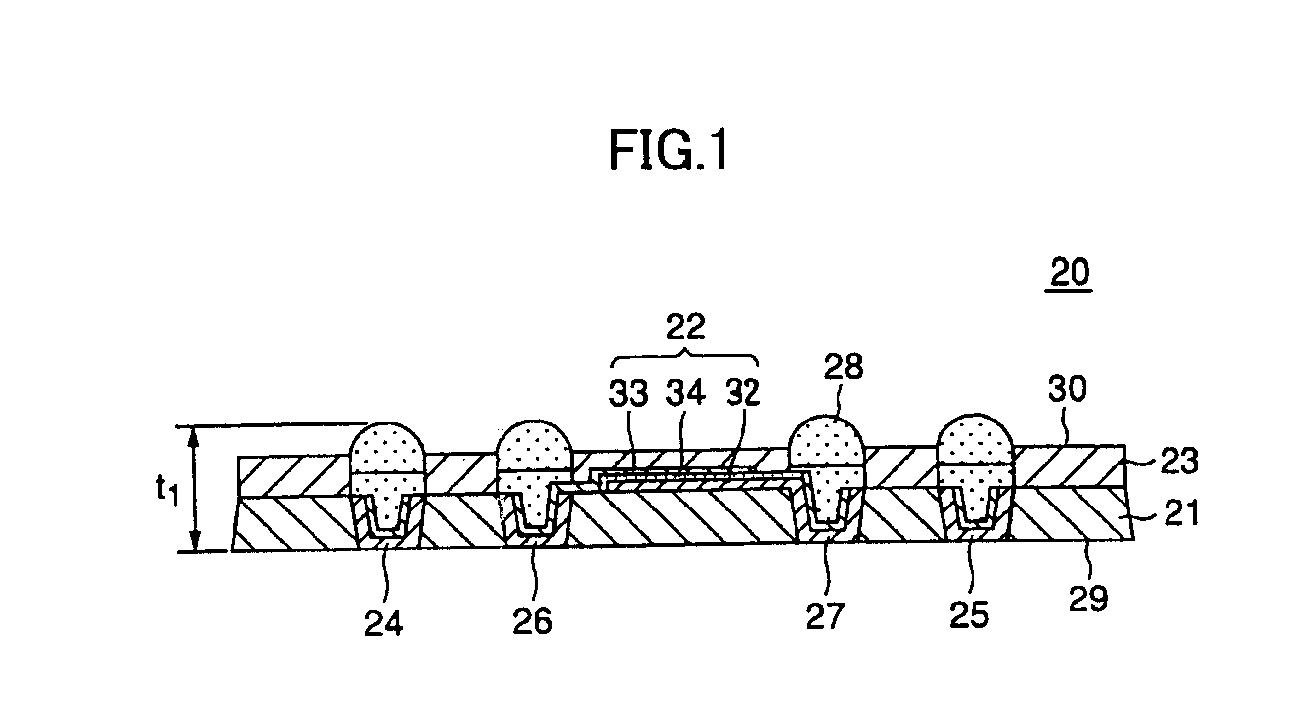 Capacitor and manufacturing method thereof, semiconductor device and substrate for a semiconductor device