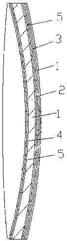 Anti-glare polarizing resin lens and manufacturing process thereof