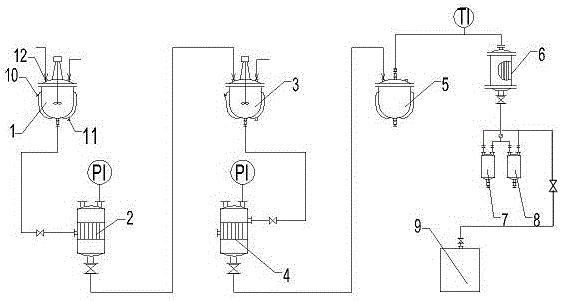 A kind of aminoglycerin refining device and its purification process