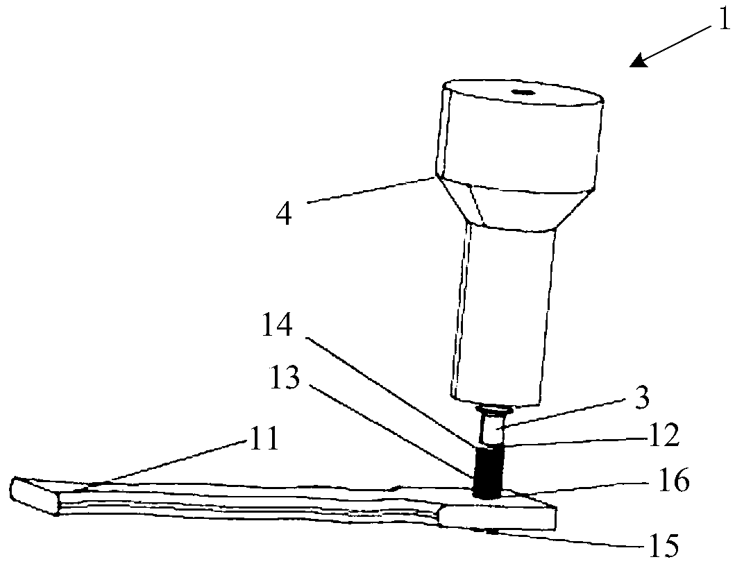 Manual self-punching riveting rivet feeding tool