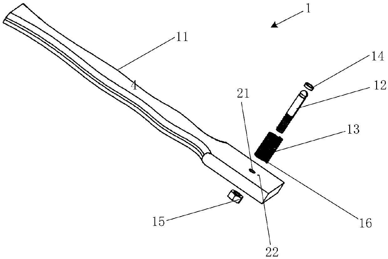 Manual self-punching riveting rivet feeding tool