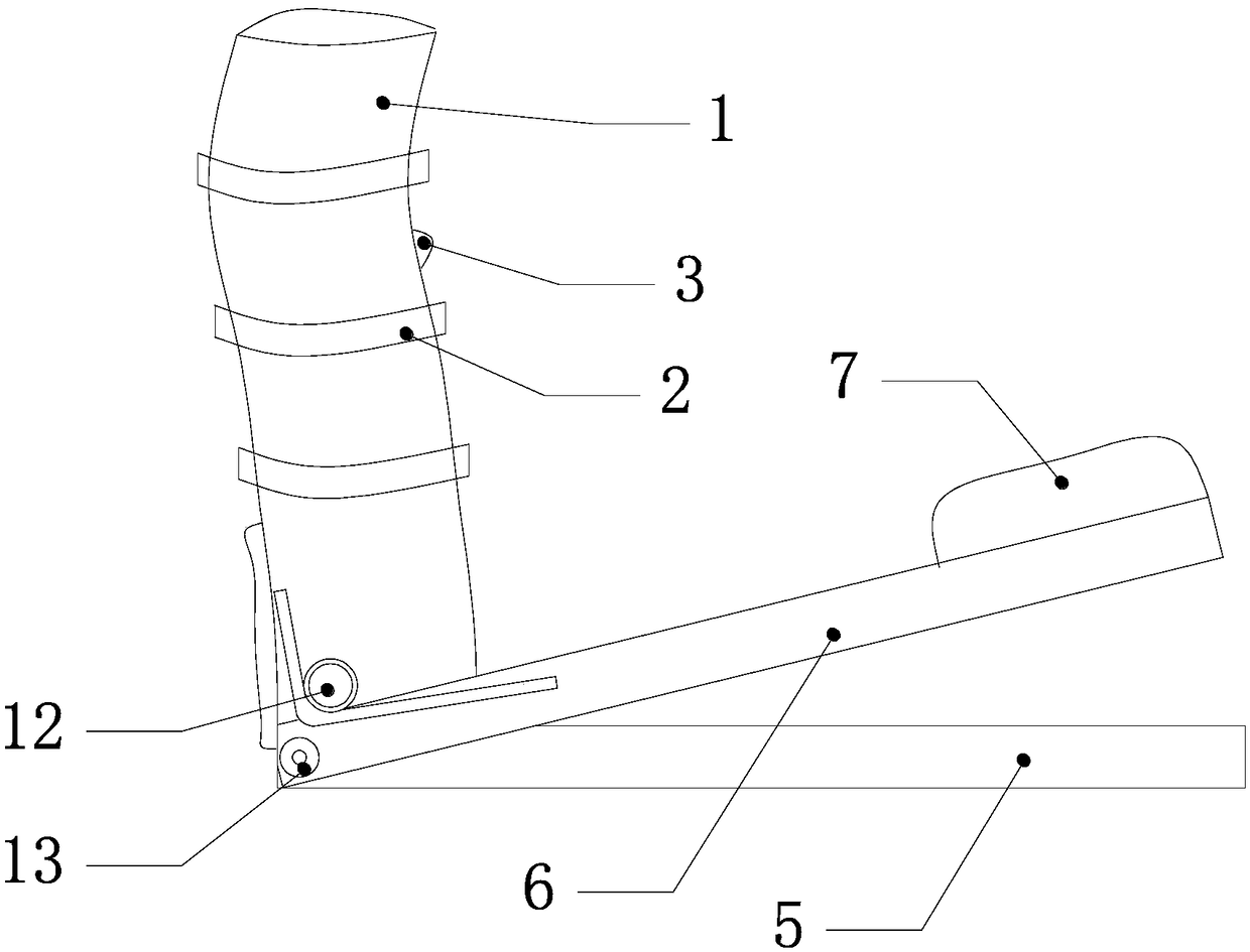 Ankle joint rehabilitation support