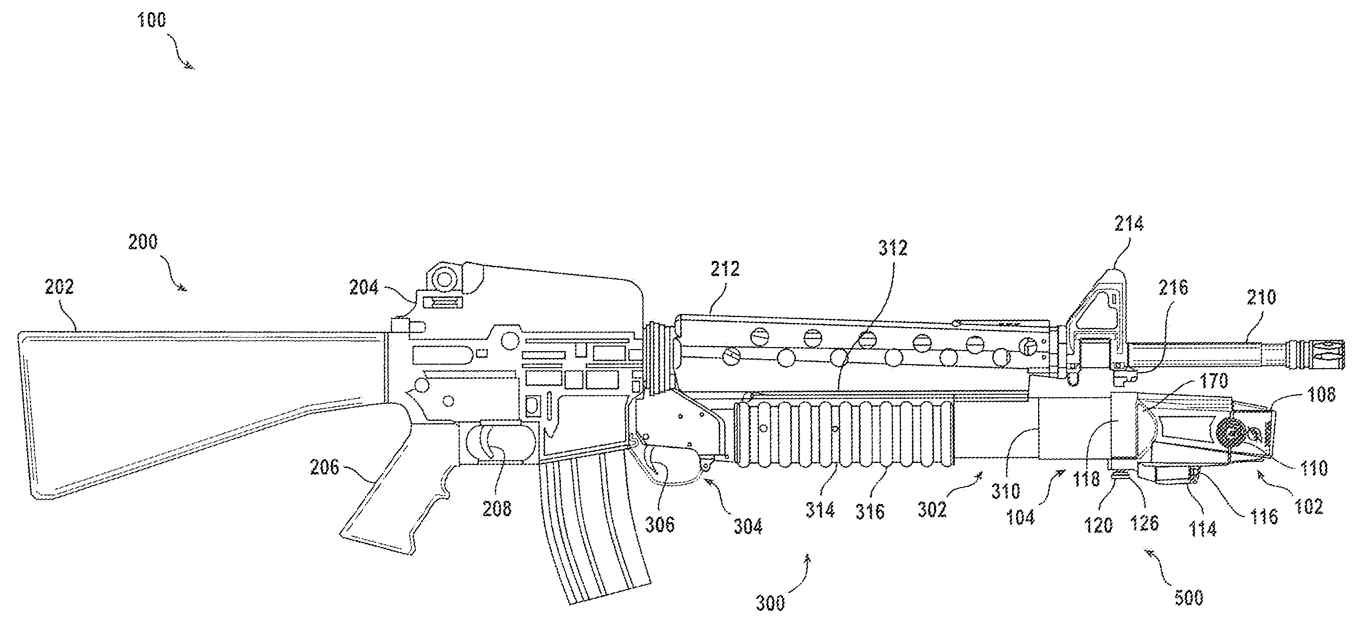 Systems and methods having a power supply in place of a round of ammunition