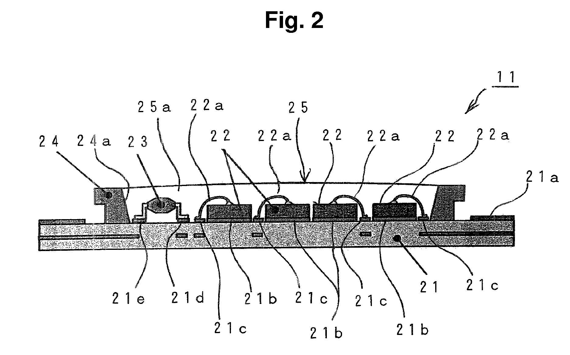 Vehicle lighting device and LED light source therefor