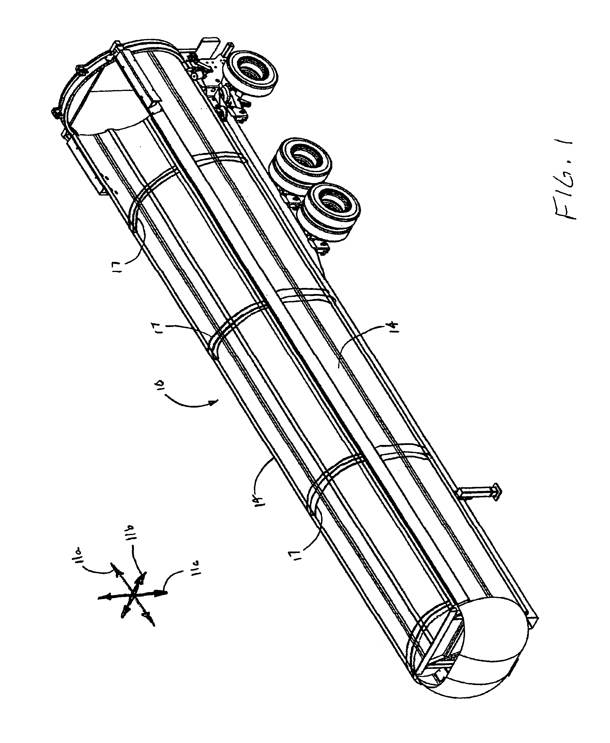 Material ejection system for a vehicle