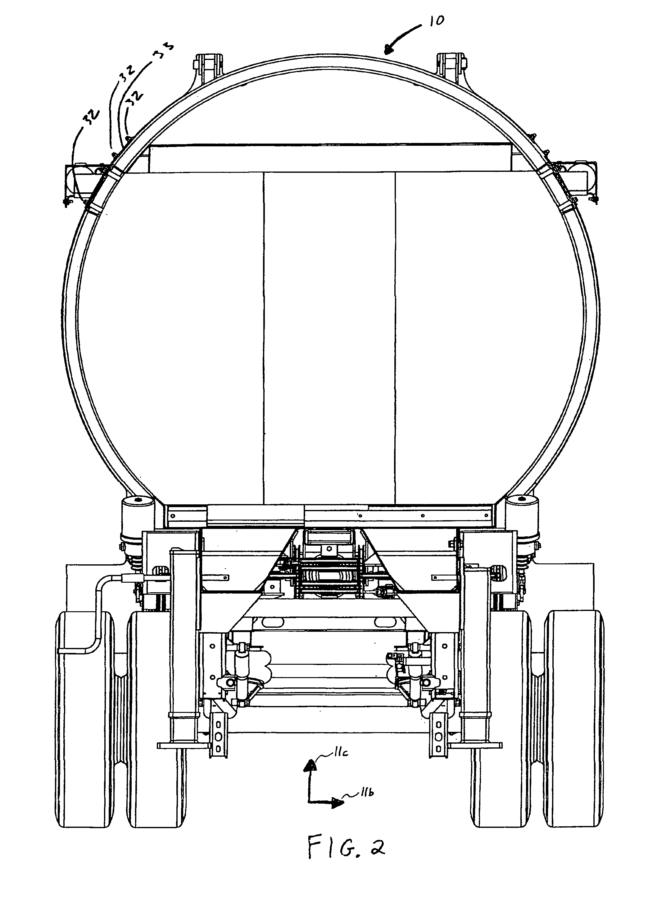 Material ejection system for a vehicle