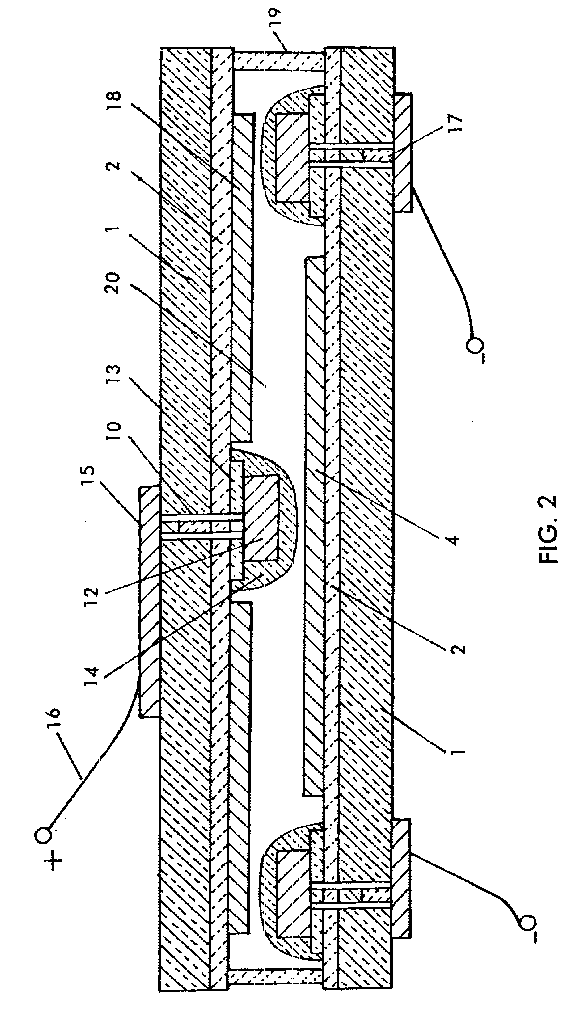 Method to implement sealing and electrical connections to single cell and multi-cell regenerative photoelectrochemical devices