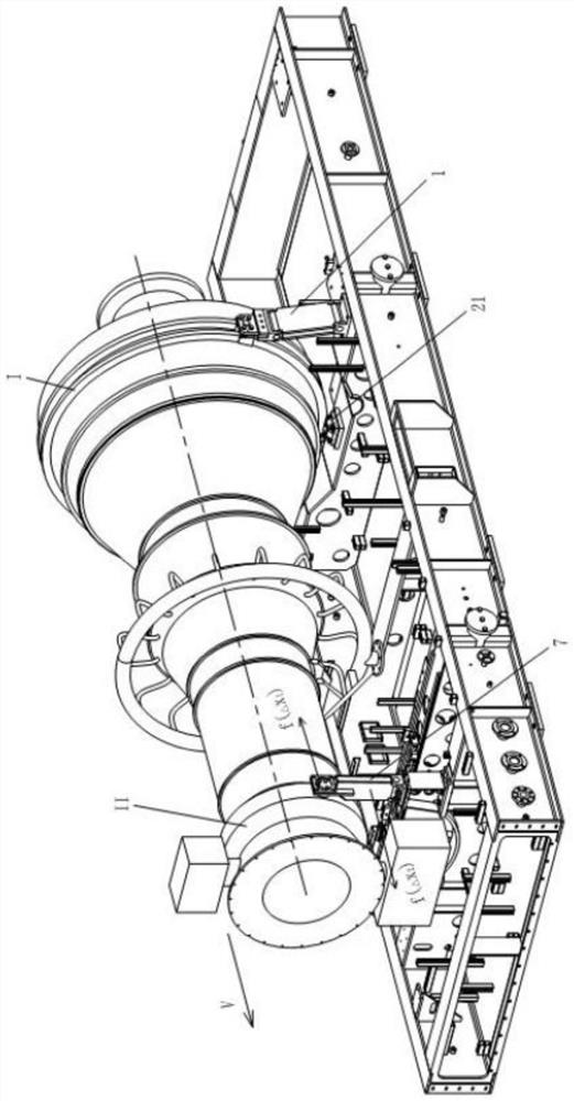 Gas turbine supporting device