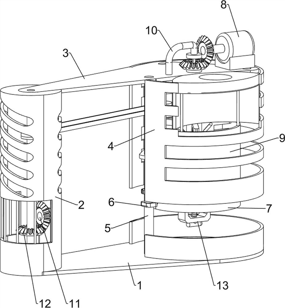 Commercial livestock fattening agricultural feed production granulation device