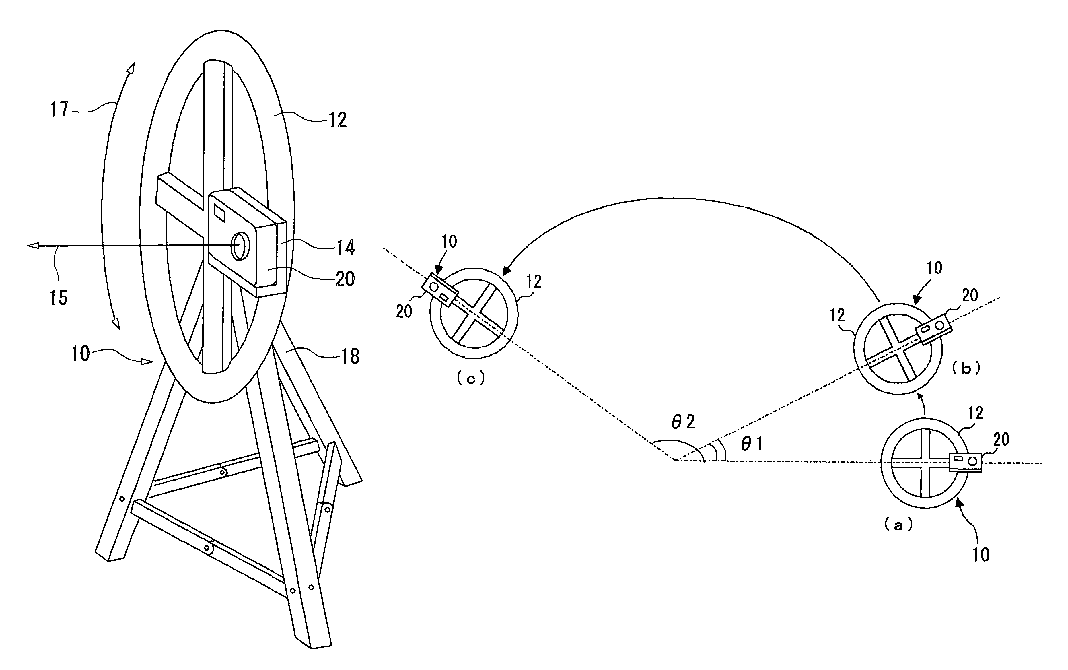 Photographing assist device and image processing method for achieving simple stereoscopic photographing