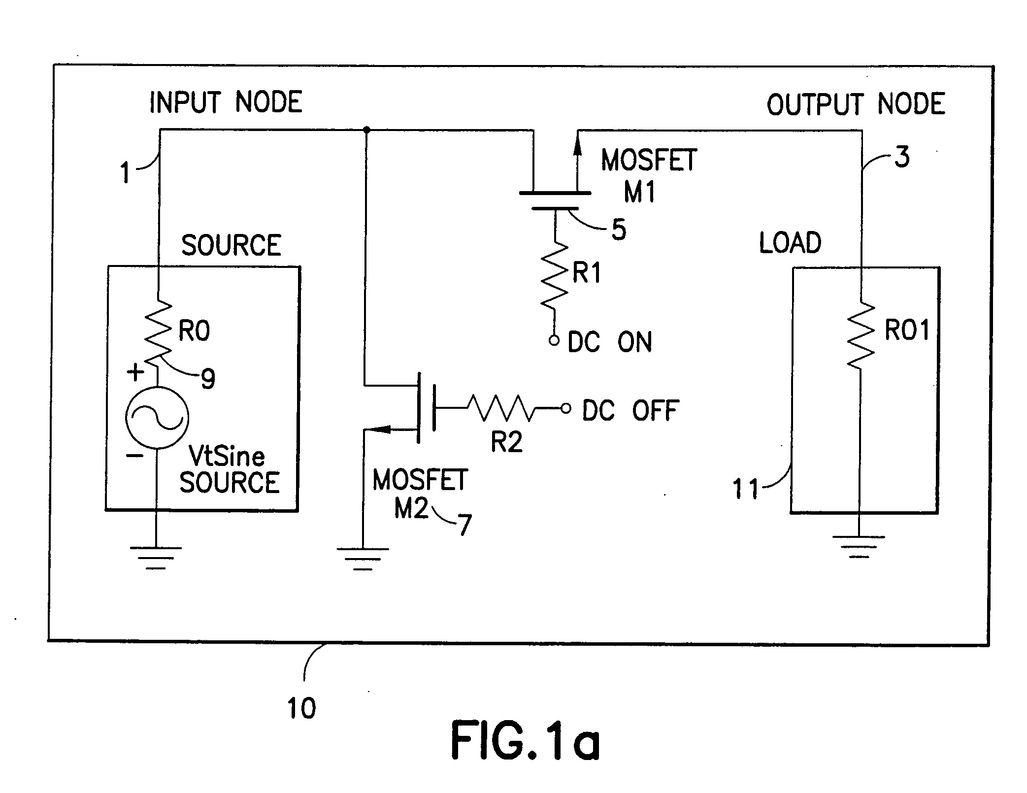 Switch circuit and method of switching radio frequency signals