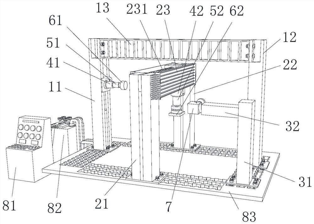 Multifunctional structure test device