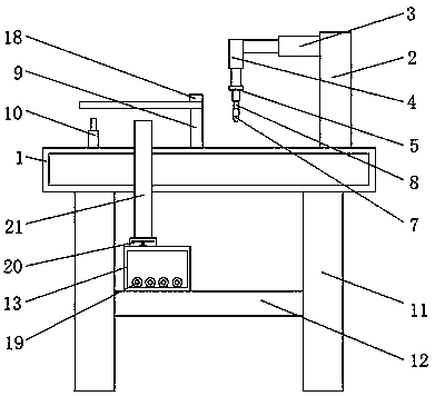 Bending machine bending mechanism with automatic feeding function