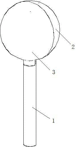 Spherical advertisement device for rear livestock information display