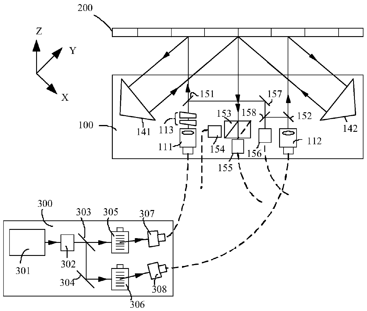 Grating measuring device