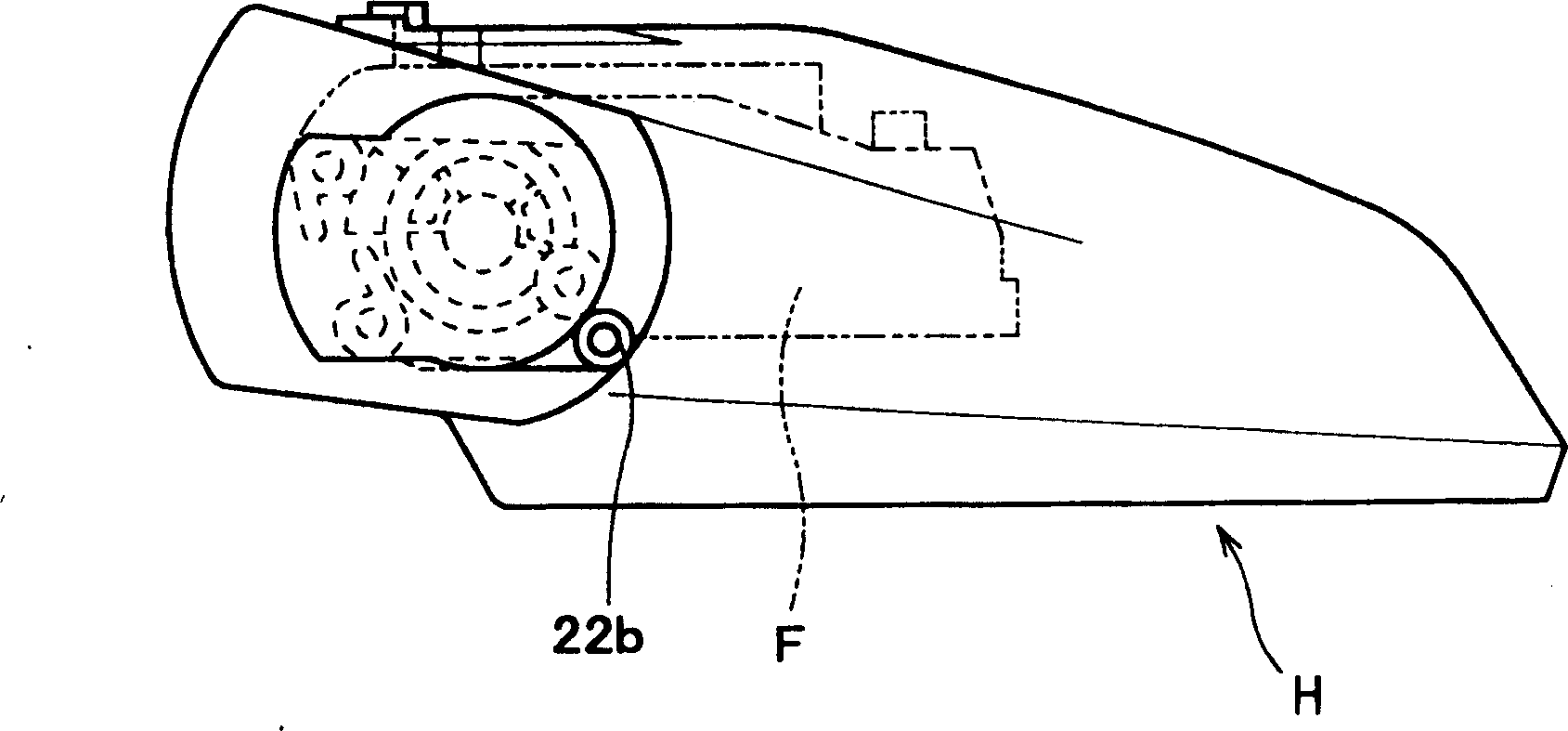 Door mirror assembly for vehicle