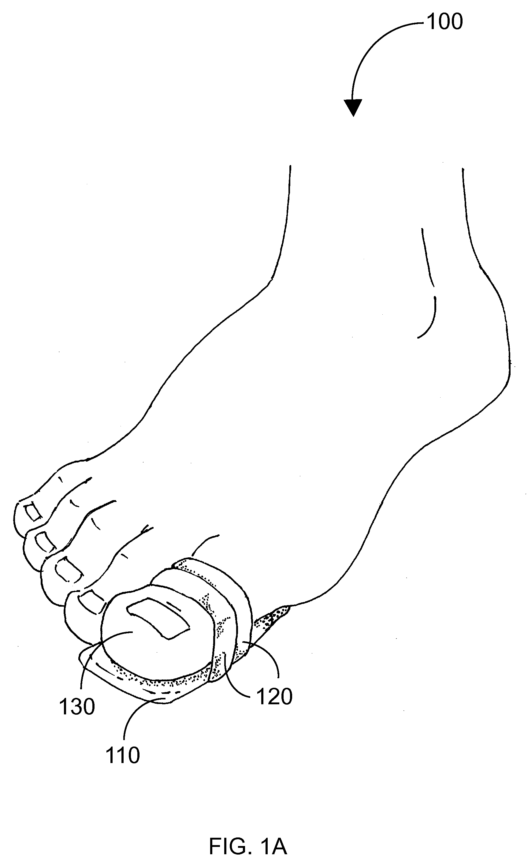 Toe protecting device