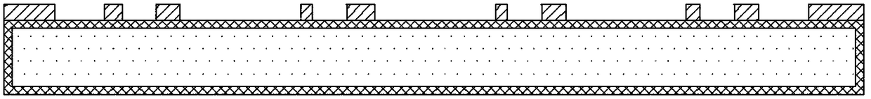 Metal lead frame structure with low test cost and manufacturing method thereof