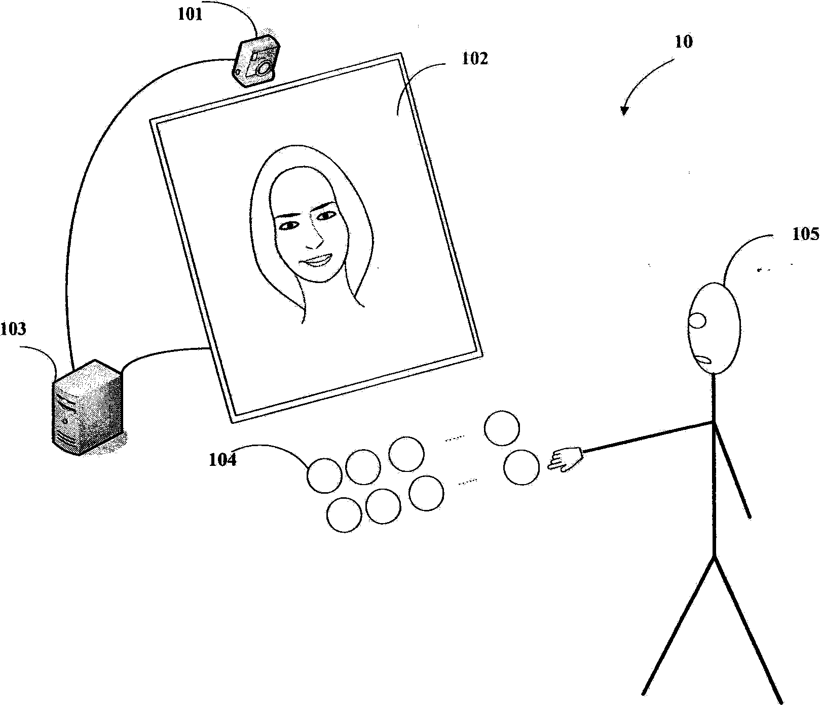 Virtual make-up trial method and system