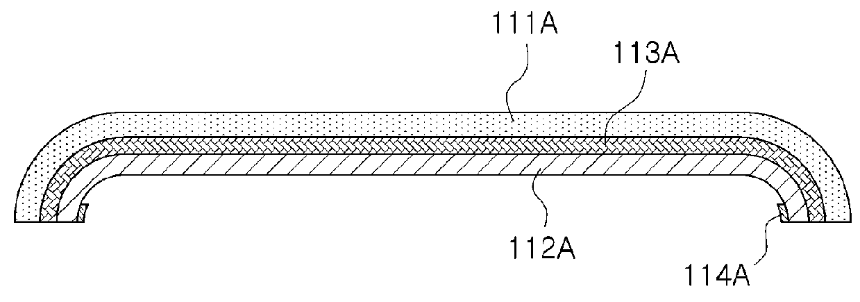 Display part protector for a smart device and method of adhering the display part protector to the surface using the device