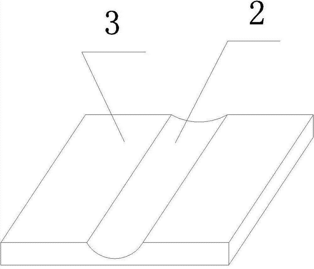 Forming process of moderate-thickness plate no-back-gouging butt joint full-penetration class-I component
