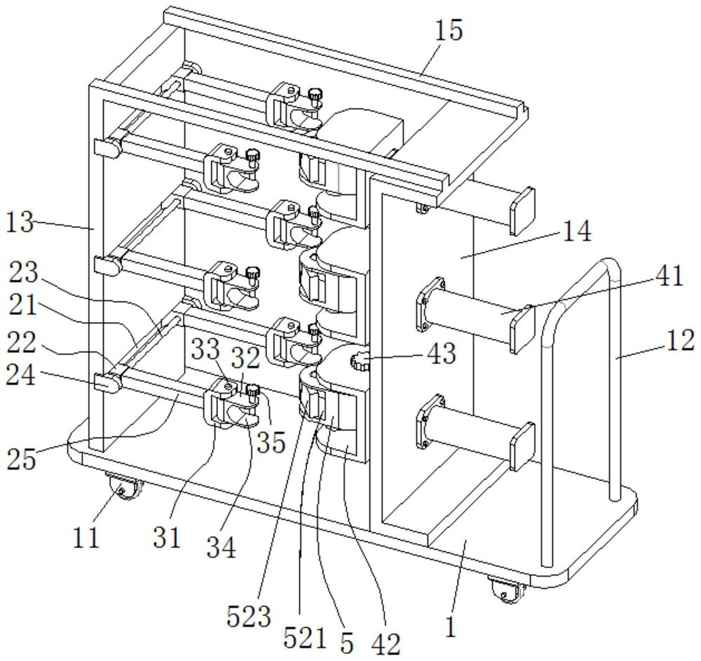 A steel bar bending device for building construction