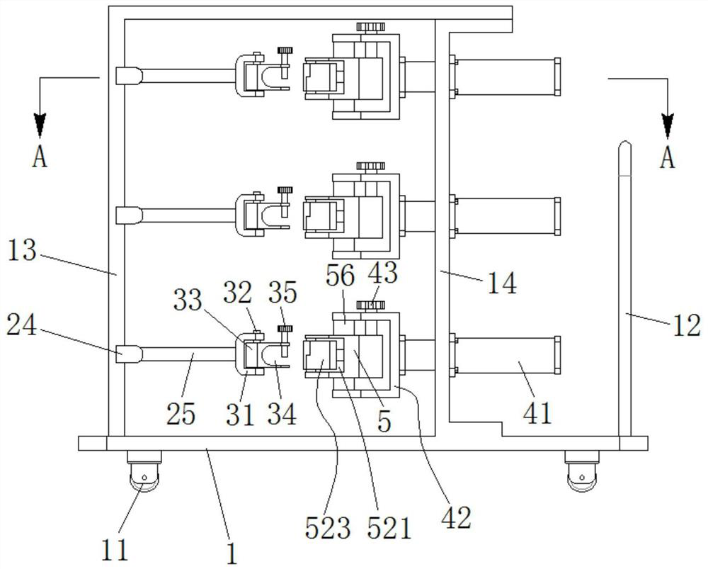 A steel bar bending device for building construction