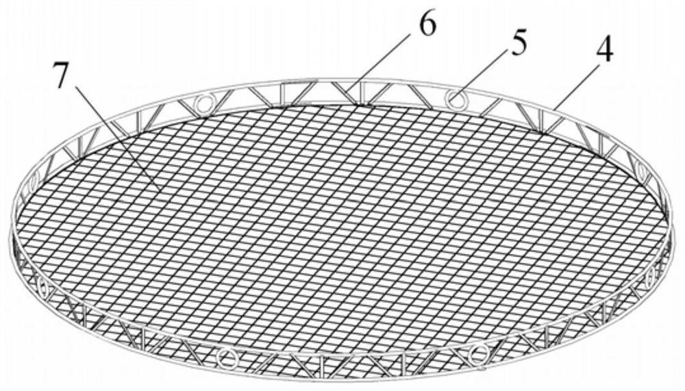 Anti-flow cage system with detachable bottom net and side net