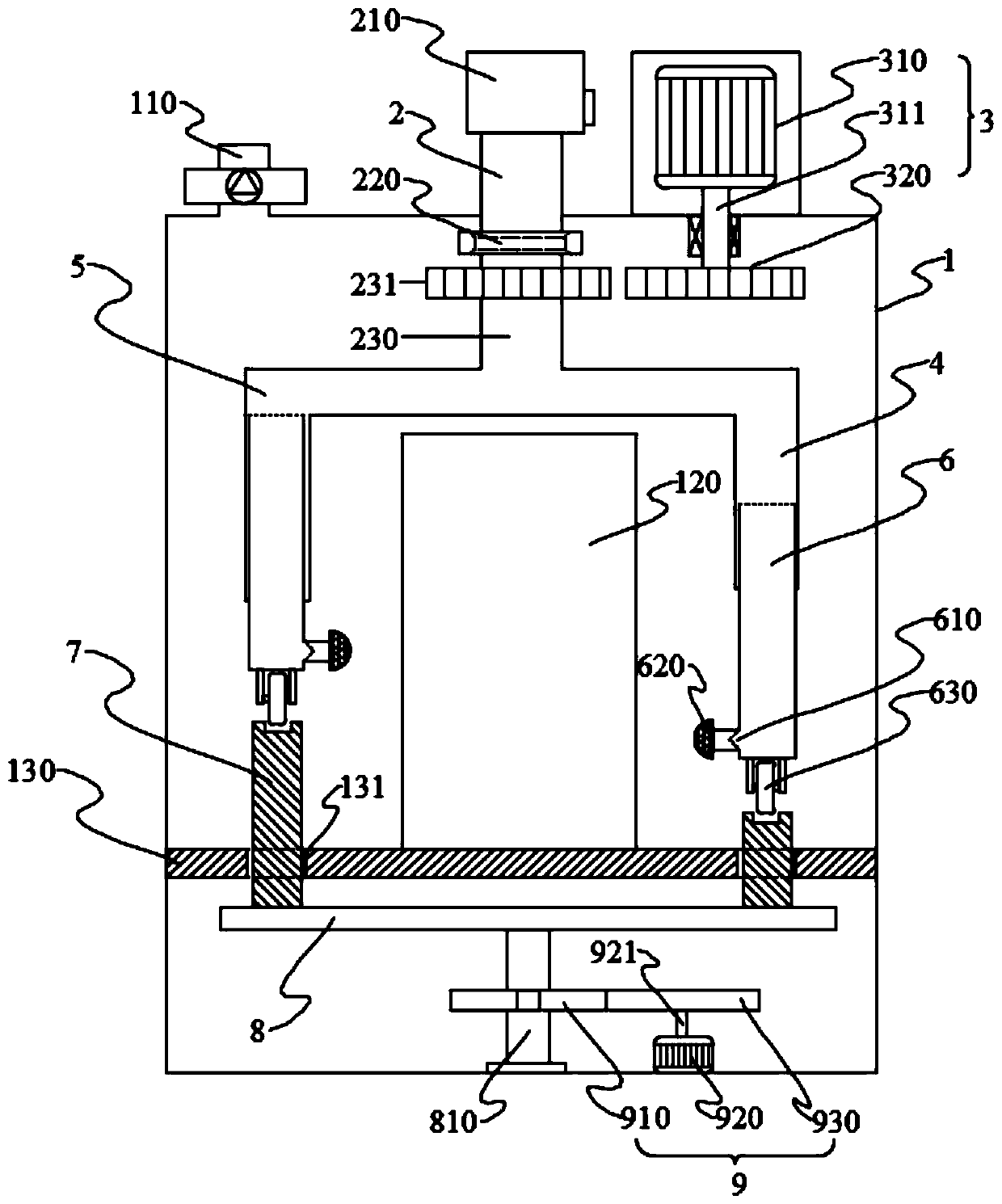 Server air-cooled and high-efficiency heat dissipating device