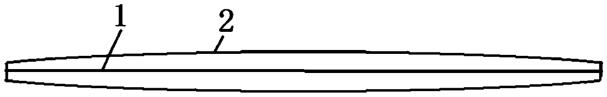 A variable-section spring blank, processing tooling and processing technology