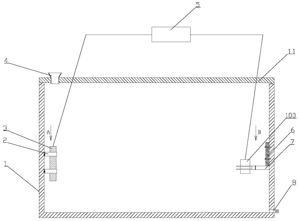 Metallographic detection device and metallographic detection method for corrosion-resistant iron matrix welded joint