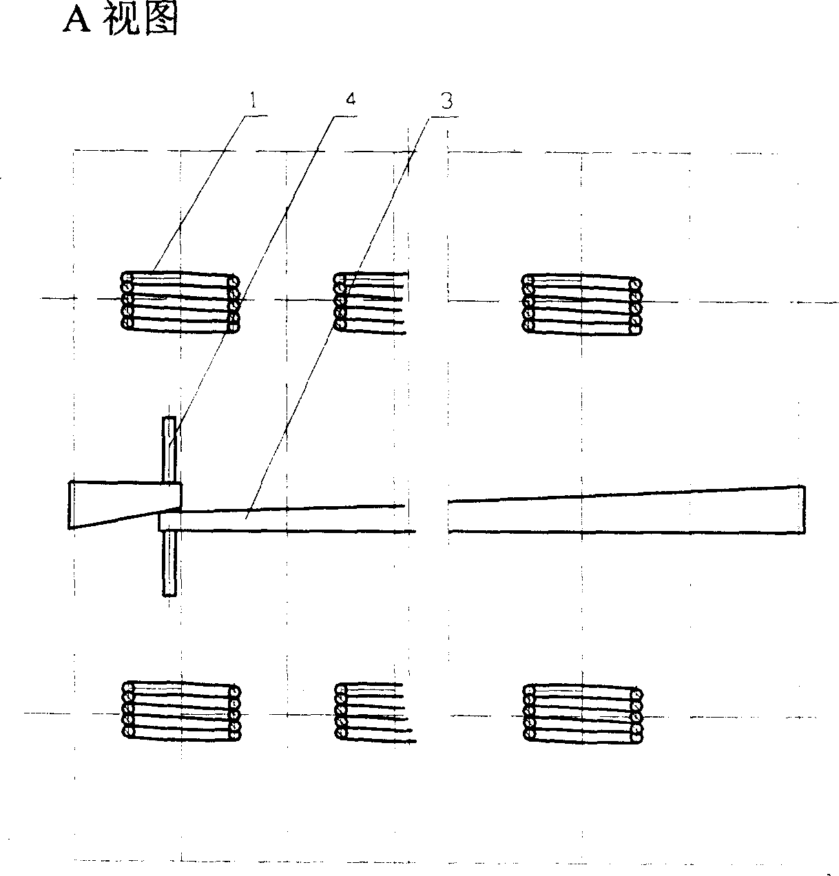 Mechanism for outspreading sailboard of solar cell