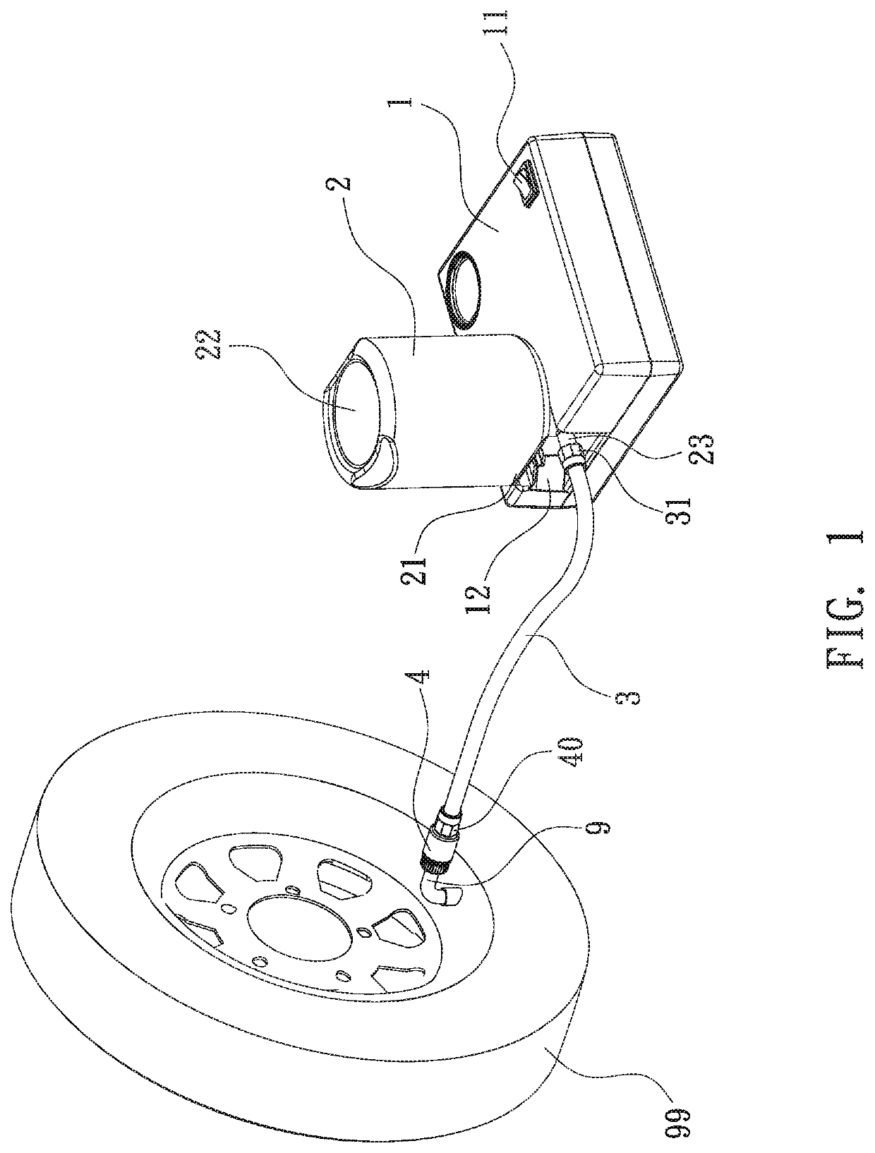 Anti-jet joint structure of connection hose of vehicle air compressor