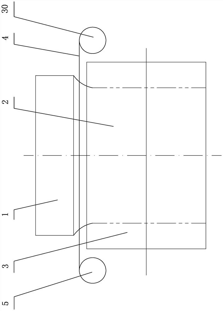 Polyester film electrostatic adsorption system