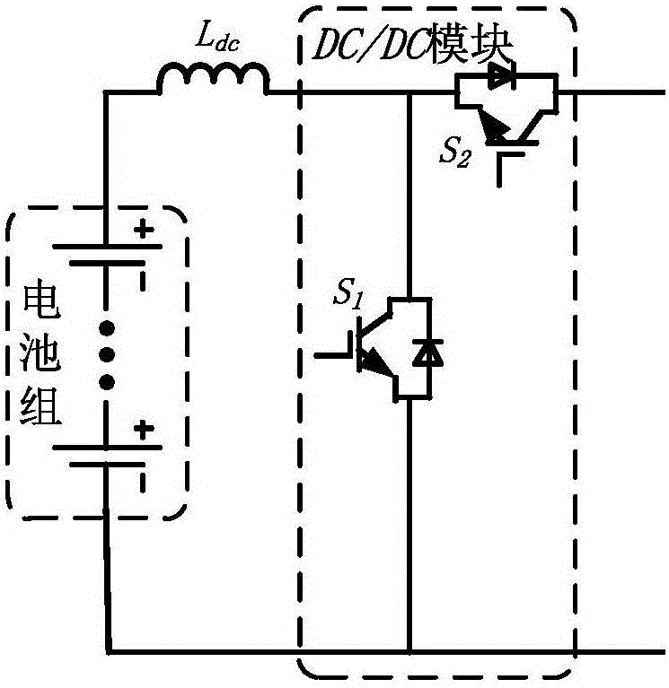 Energy storage grid-connected converter based on reverse-blocking type three levels, and control method therefor