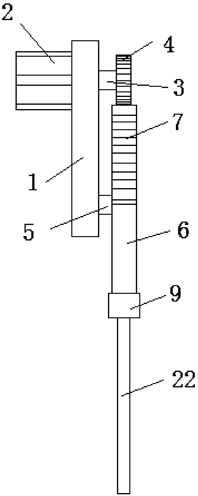 Rotary positioning mechanism with target rings convenient to replace and using method