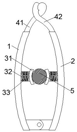 Semi-coated pressing hemostasis device