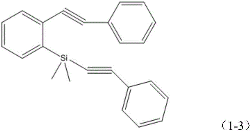 Phenyl anthracene silole derivative organic optoelectronic material and synthetic method thereof