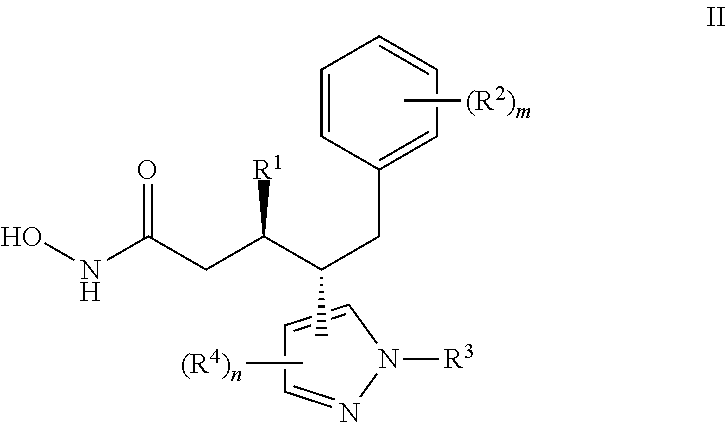 Hydroxamic acids comprising pyrazole moiety and uses thereof