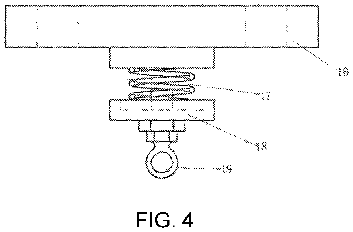 Device for enabling autonomous powering of monitoring node of scraper conveyor chain