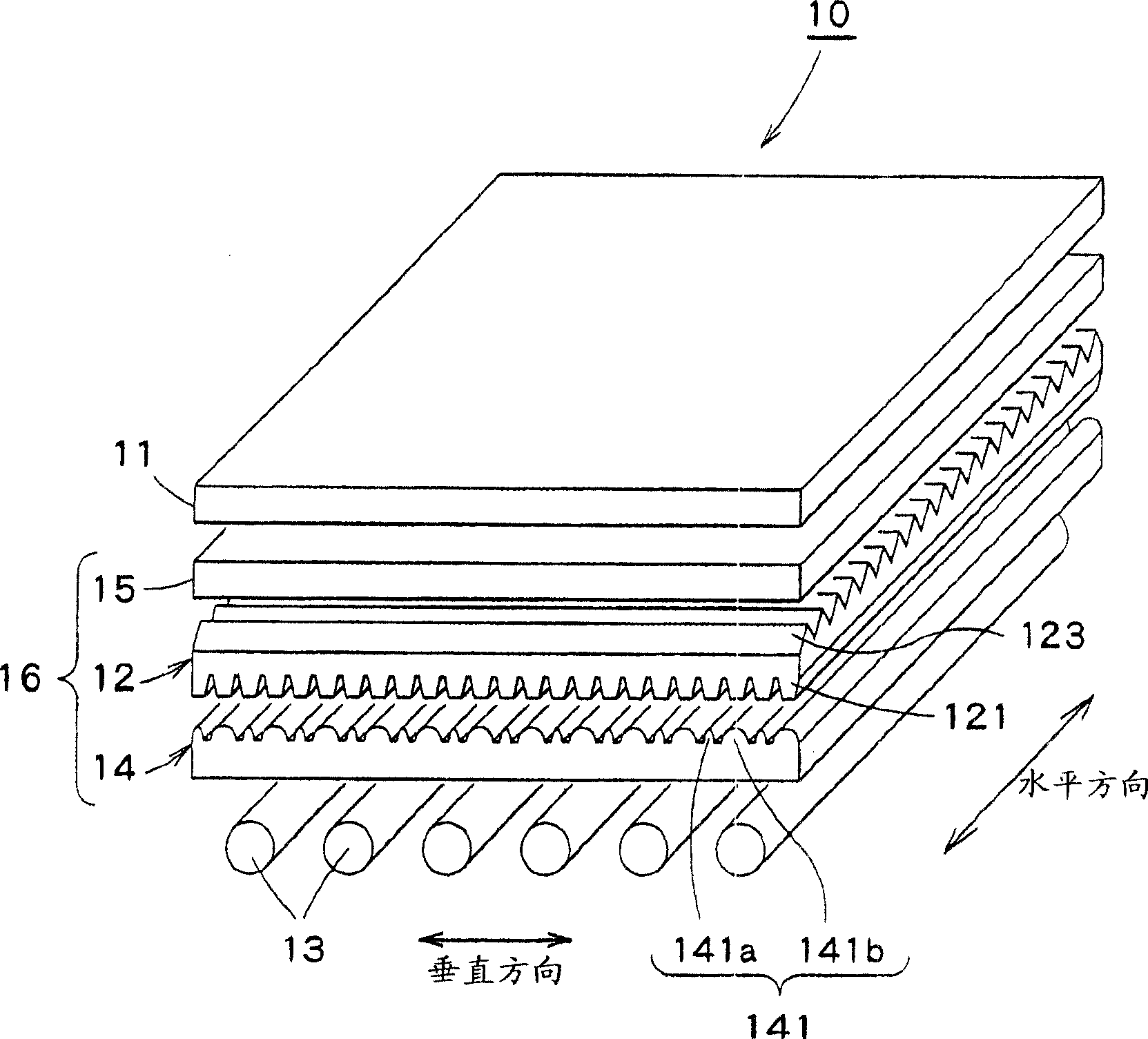 Diffusion sheet, surface light source device and transmission display unit