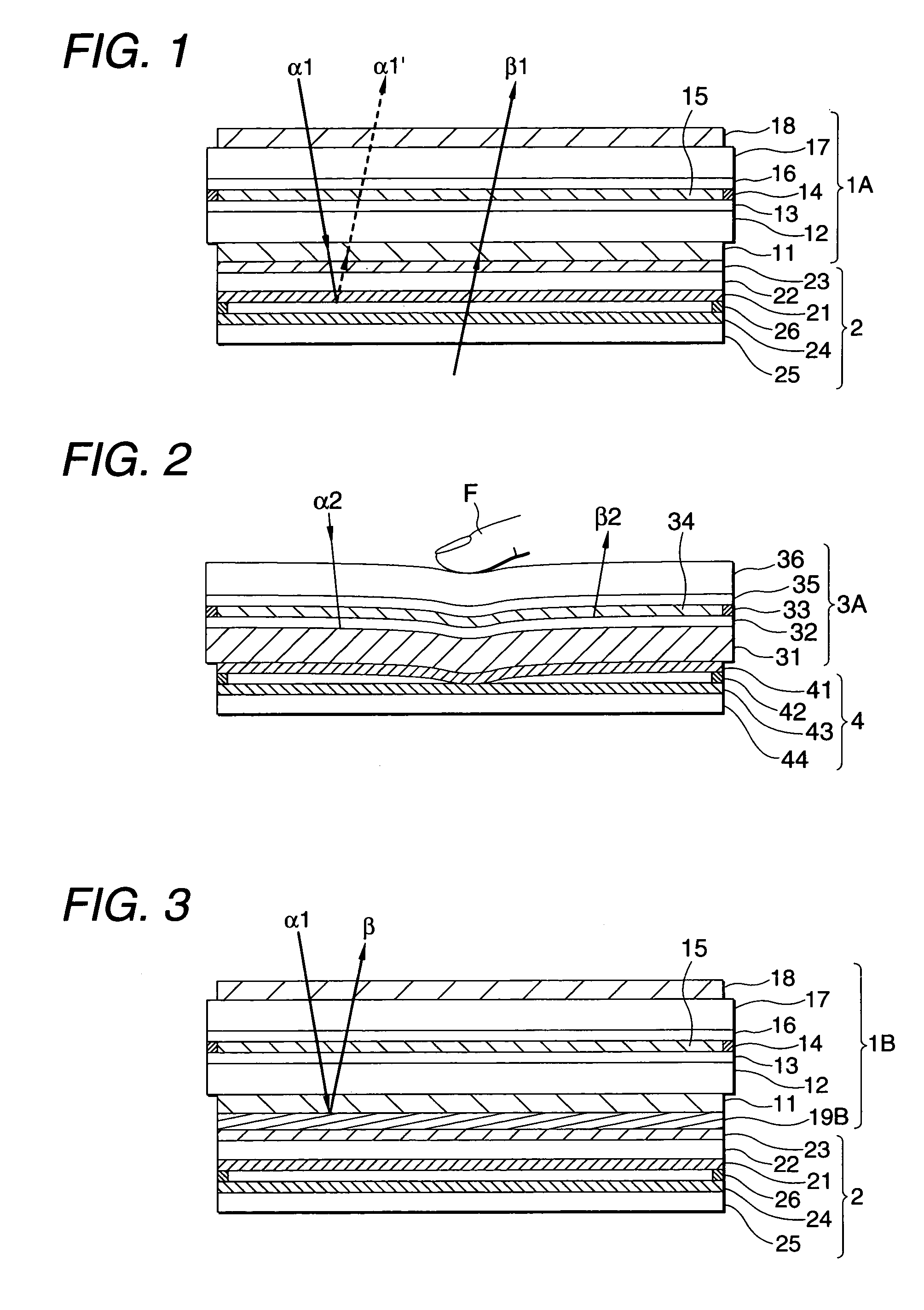 Touch type liquid-crystal display device and input detecting method
