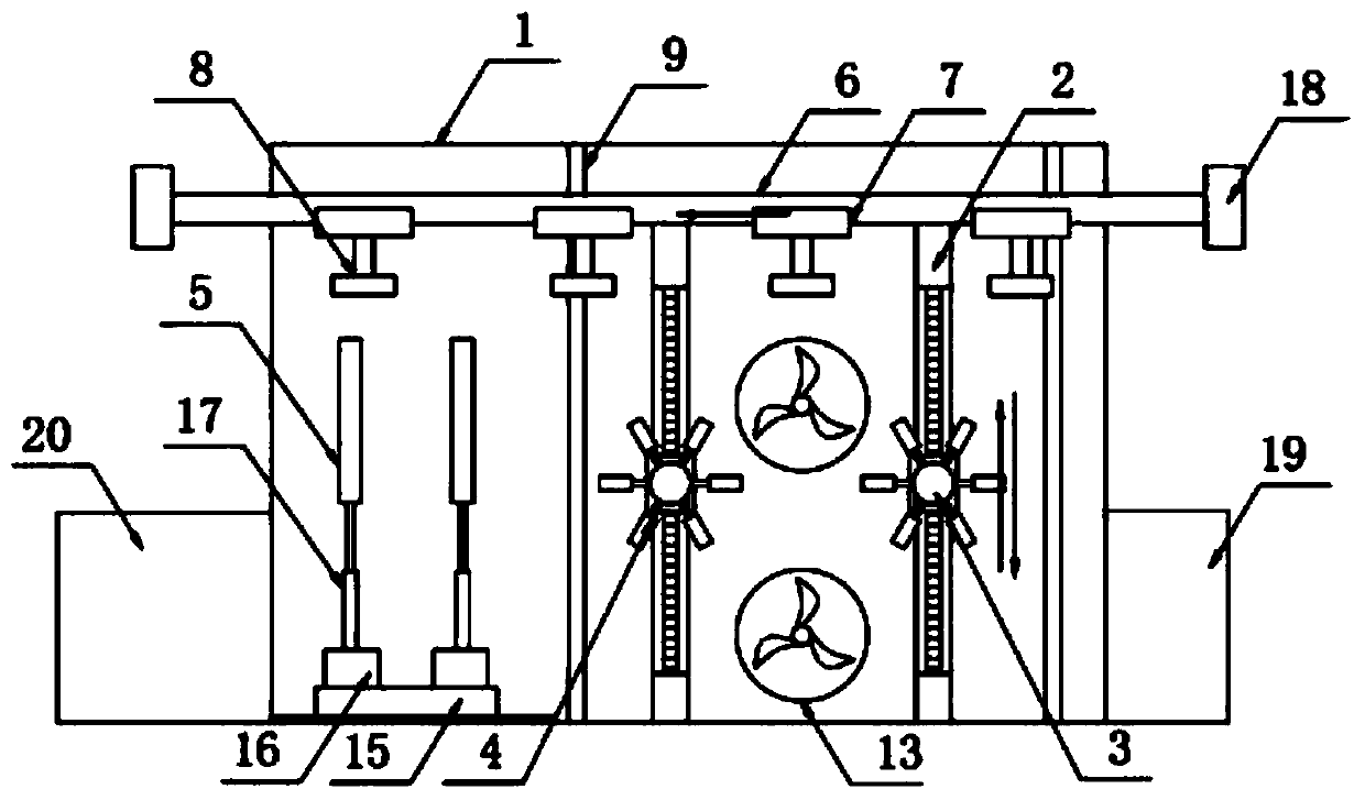 Dust cleaning and ironing assembly for knitwear