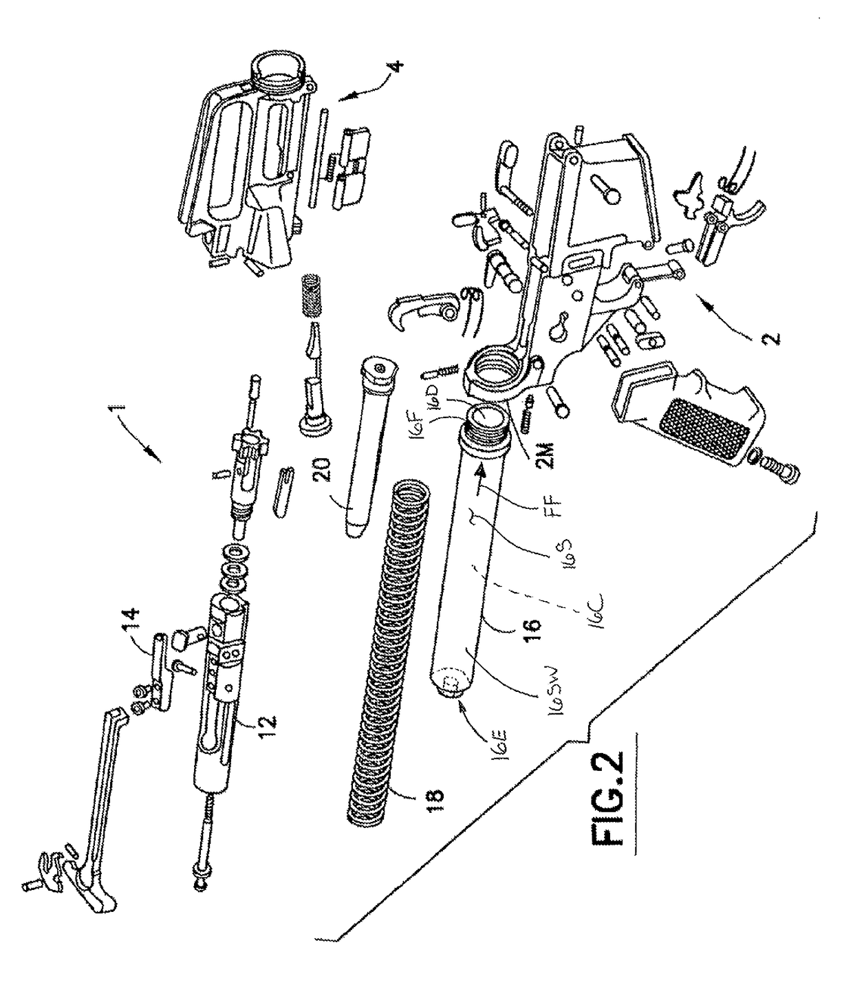 Firearm and firearm buffer assembly