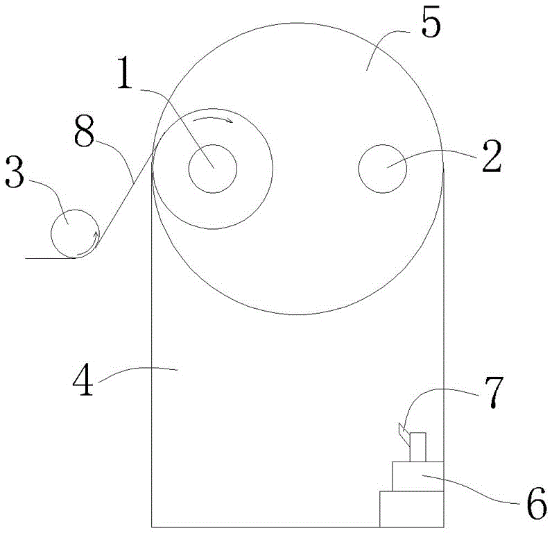 A film take-up roll device